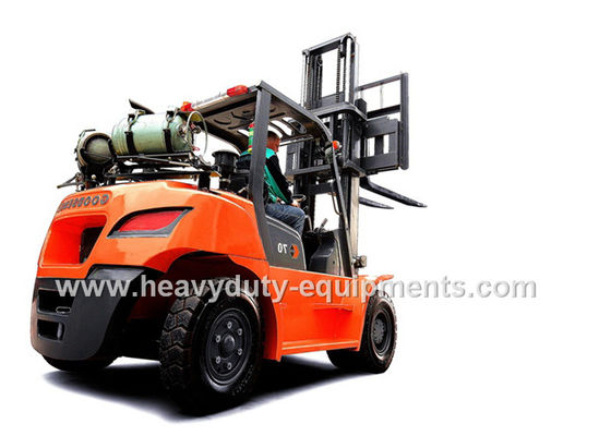 Cina Sinomtp FY60 Gasoline / LPG forklift with 4380mm Mast Extended Height pemasok