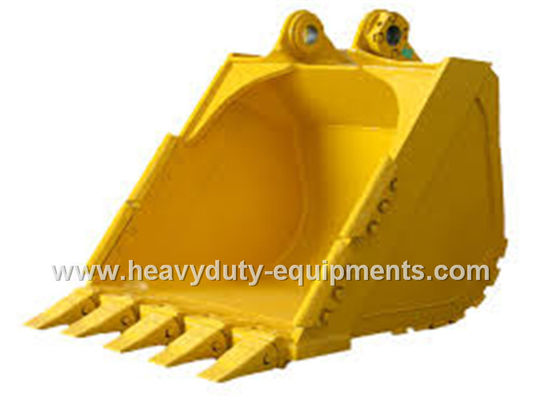Cina 0.9-1.9 m3 Capacity Construction Equipment Spare Parts SDLG Excavator Bucket Five Teeth Type pemasok