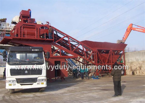 Cina Hongda HZS/HLS120 Concrete Construction Equipment 125kw Concrete Mixing Plants pemasok