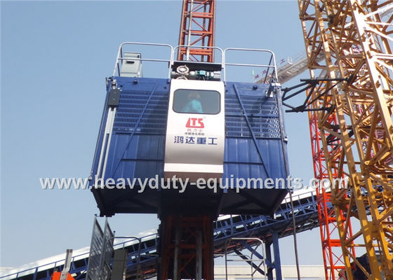 Cina 36M / Min Construction Hoist Elevator , Construction Site Elevator Safety Vertical Transporting Equipment pemasok