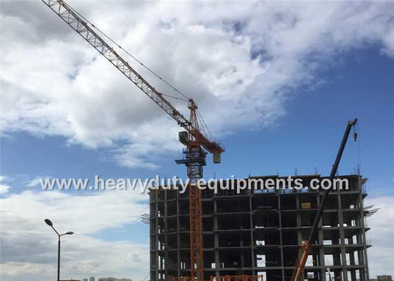 Cina Tower crane with free height 40m and max load 6 T with warranty for construction pemasok