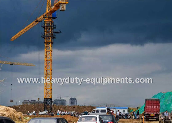 Cina Safety Concrete Construction Equipment Luffing Jib Tower Crane 161M Max Height For Max Load pemasok