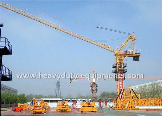 Cina Tower crane with free height 53m and max load of 16T equipped all necessary safety devices pemasok