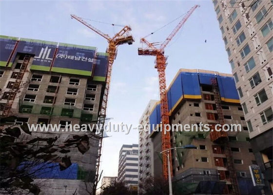 Cina 46M Free Height Construction Machinery Equipment Outside Climbing Tower Crane pemasok