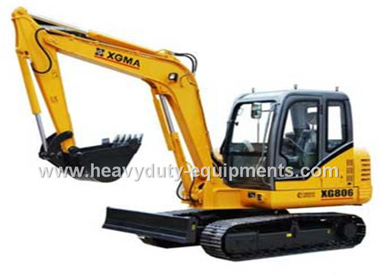 Cina XGMA XG806 hydraulic excavator equipped with standard attachment in 0.22 cbm pemasok