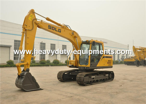 Cina LG6150E 4600mm Long Boom Excavator , Energy Saving 10 Ton Excavator pemasok