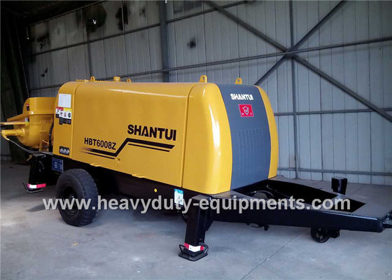 Cina SHANTUI HBT6008Z trailer pump adopted to achieve good concrete suction performance pemasok