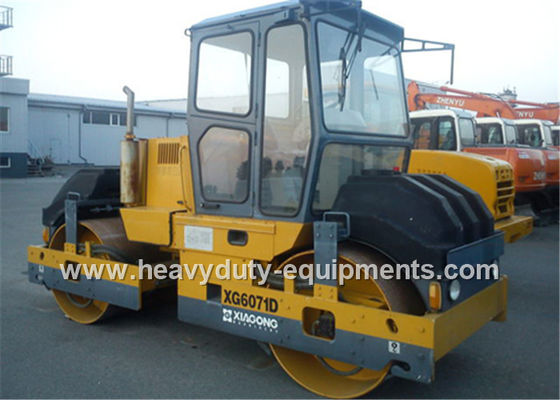 Cina XGMA road roller XG6071D with 7 tons operating weight for compacting the road pemasok
