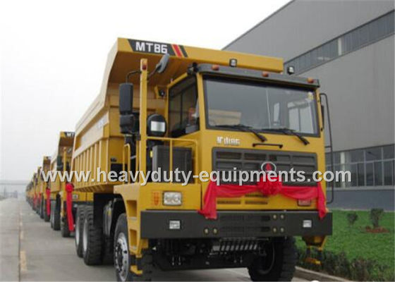Cina Rated load 60 tons Off road Mining Dump Truck Tipper  309kW engine power with 34m3 body cargo Volume pemasok