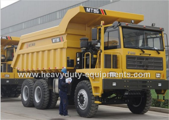 Cina Rated load 55 tons Off road Mining Dump Truck Tipper  309kW engine power with 30m3 body cargo Volume pemasok