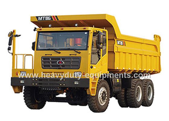Cina Rated load 55 tons Off road Mining Dump Truck Tipper  drive 6x4 with 35 m3 body cargo Volume pemasok