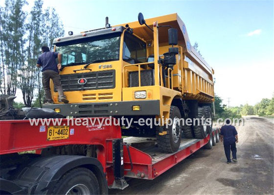 Cina 60 tons Off road Mining Dump Truck Tipper  306kW engine power drive 6x4 with 34m3 body cargo Volume pemasok
