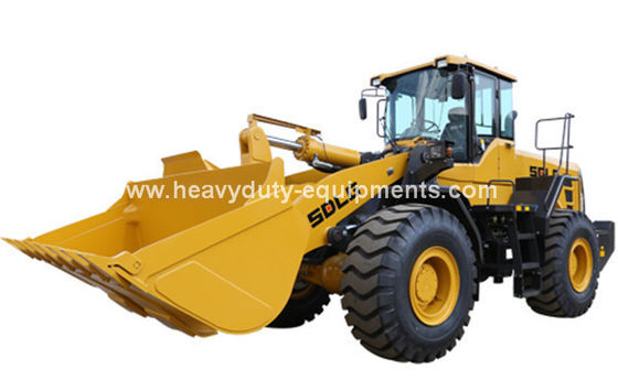 Cina SDLG 5T 3m3 Wheel Loader with Weichai 162kw , SDLG Heavy Axle, ZF Transmission for option pemasok