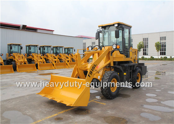 Cina 24kw Diesel Engine T915L Mini Front End Loader 800Kgs Rated Load 2800Mm Dumping Height pemasok