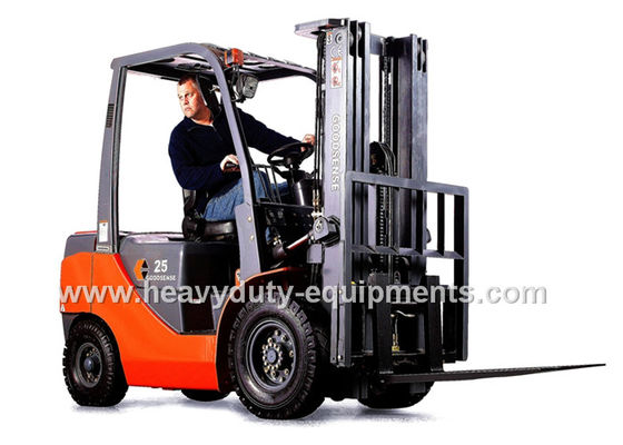 Cina 4 Cylinder Gasoline Forklift Loading Truck 2070mm Overhead Guard Height pemasok