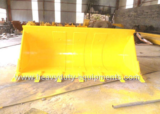 Cina flat bottom type bucket with 3.0m3 capacity and 6705mm min.steering radius pemasok