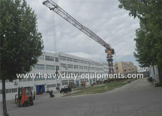 Cina Tower crane 46m with max load of 10 tons and tip load 1.8 tons for construction pemasok