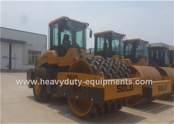 Cina 20Tons Steel Single Drum Road Roller Road Construction Equipment With Padfoot Movable pemasok