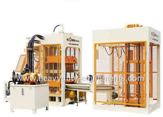 Cina 7.5 Ton Automatic Block Making Machine, 6 Pieces Per Mould Bata Pembentukan Mesin pemasok