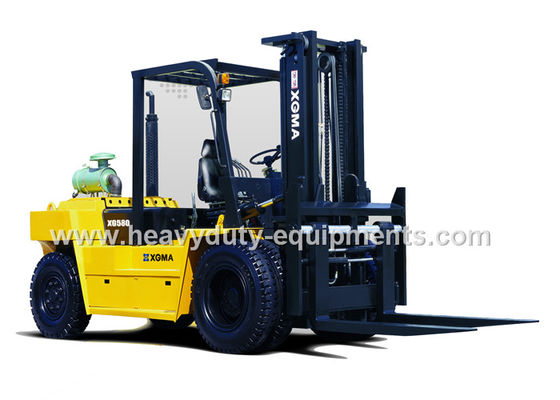 Cina 8000Kg Forklift Loading Truck Hydraulic System Control With Solid Steel Gantry Fork pemasok