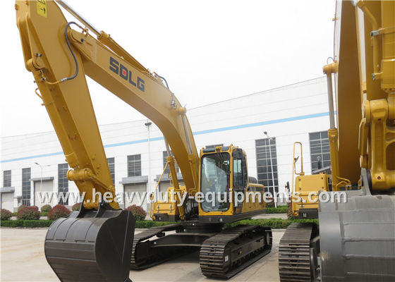 Cina 5.1km / h Hydraulic Crawler Excavator 172.5KN Digging Force Standard Cab With A / C pemasok