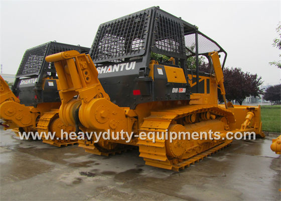Cina Shantui bulldozer SD22F equipped with the wider track and the mechanical winch pemasok