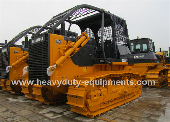 Cina Shantui bulldozer SD22F equipped with the ROPS canopy and cabin pemasok