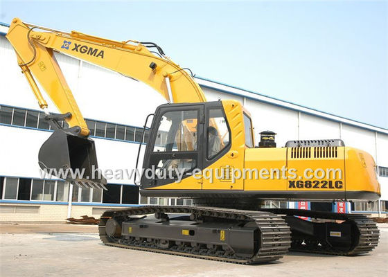 Cina XGMA XG822EL crawler hydraulic excavator with engine ShangChai operating weight 21.5 T pemasok