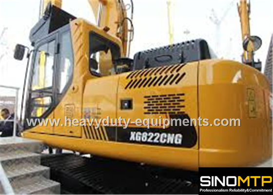 Cina 35° 1.6 cbm Hydraulic Crawler Excavator Heavy Equipment XGMA XG822CNG pemasok