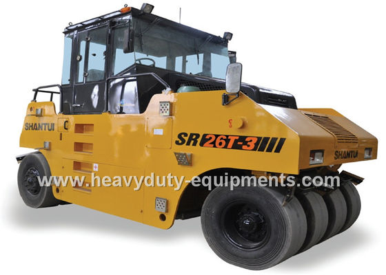 Cina Shantui SR26T wheel road roller with 30000kg max. operating weight for compaction pemasok