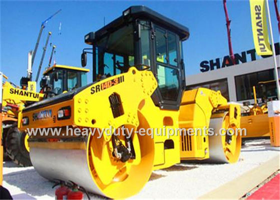 Cina Double drum vibratory road roller SR14D-3with 14ton operating weight with cummins engine pemasok