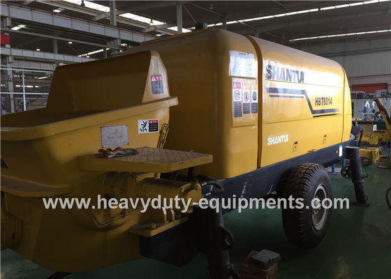 Cina SHANTUI HBT8016R concrete pump trailer adopts original VOLVO diesel engine pemasok