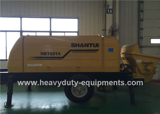Cina SHANTUI HBT6016 trailer pump adopted to achieve good concrete suction performance pemasok