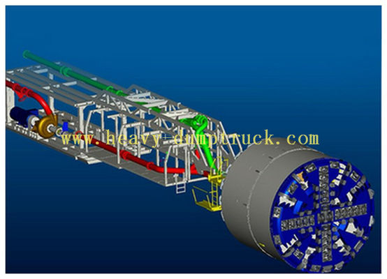 Cina Slurry TBM used to maintain earth and water pressure balance on the tunnel face pemasok