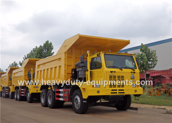 Cina Mining tipper truck / dump truck bottom thickness 12mm and HYVA Hydraulic lifting system pemasok