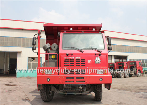 Cina 50 ton 6x4 dump truck / tipper dump truck with 14.00R25 tyre for congo mining area pemasok