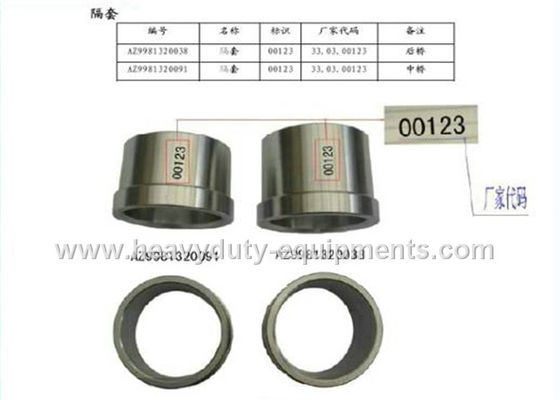 Cina sinotruk spare part distance sleeve part number AZ9981320038 etc with warranty pemasok