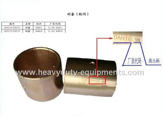 Cina sinotruk spare part wheel Bushing part number AZ9231320159 for howo trucks pemasok