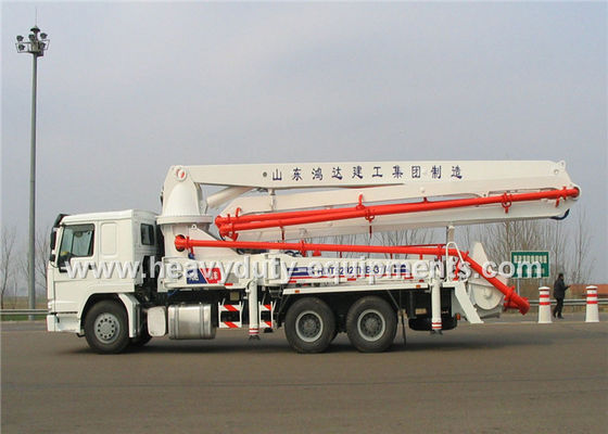 Cina Concrete Pump Trailer 48m boom pemasok