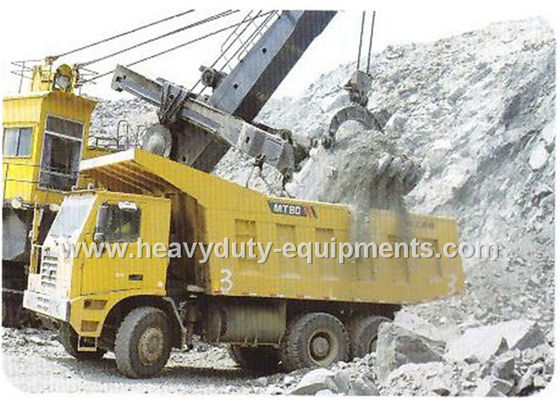 Cina Rated load 50 tons Off road Mining Dump Truck Tipper  drive 6x4 with 32 m3 body cargo Volume pemasok