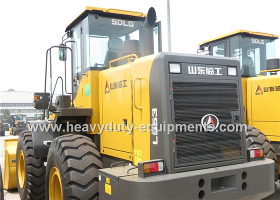 SDLG wheel loader LG953 five tons loading capacity with rock bucket 2.4m3 pemasok