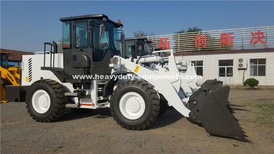 Warna Kuning Atau Putih SINOMTP LG938 Wheel Loader Dengan Bucket 1.8met Untuk Konstruksi Menggunakan