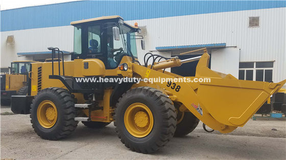 SINOMTP LG938L Wheel Loader 3tons Rated Loading Kapasitas Dengan Mesin Deutz 92kw
