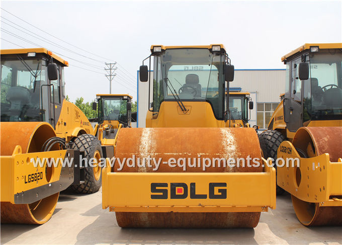 SDLG RS8140 14 Ton Single Drum Road Roller 30Hz Frequency With Weichai Engine