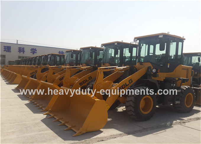 Lingong LG918 wheel loader with multipurpose bucket to shovel in volvo technique