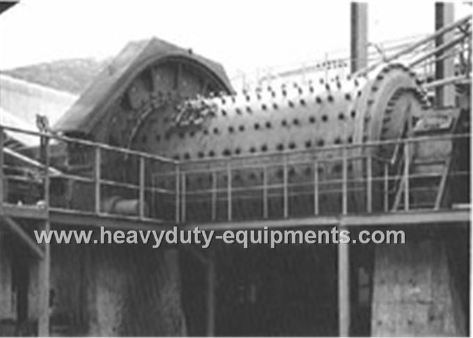 Overflow Type Ball Mill with low speed transmission easy for starting and maintenance